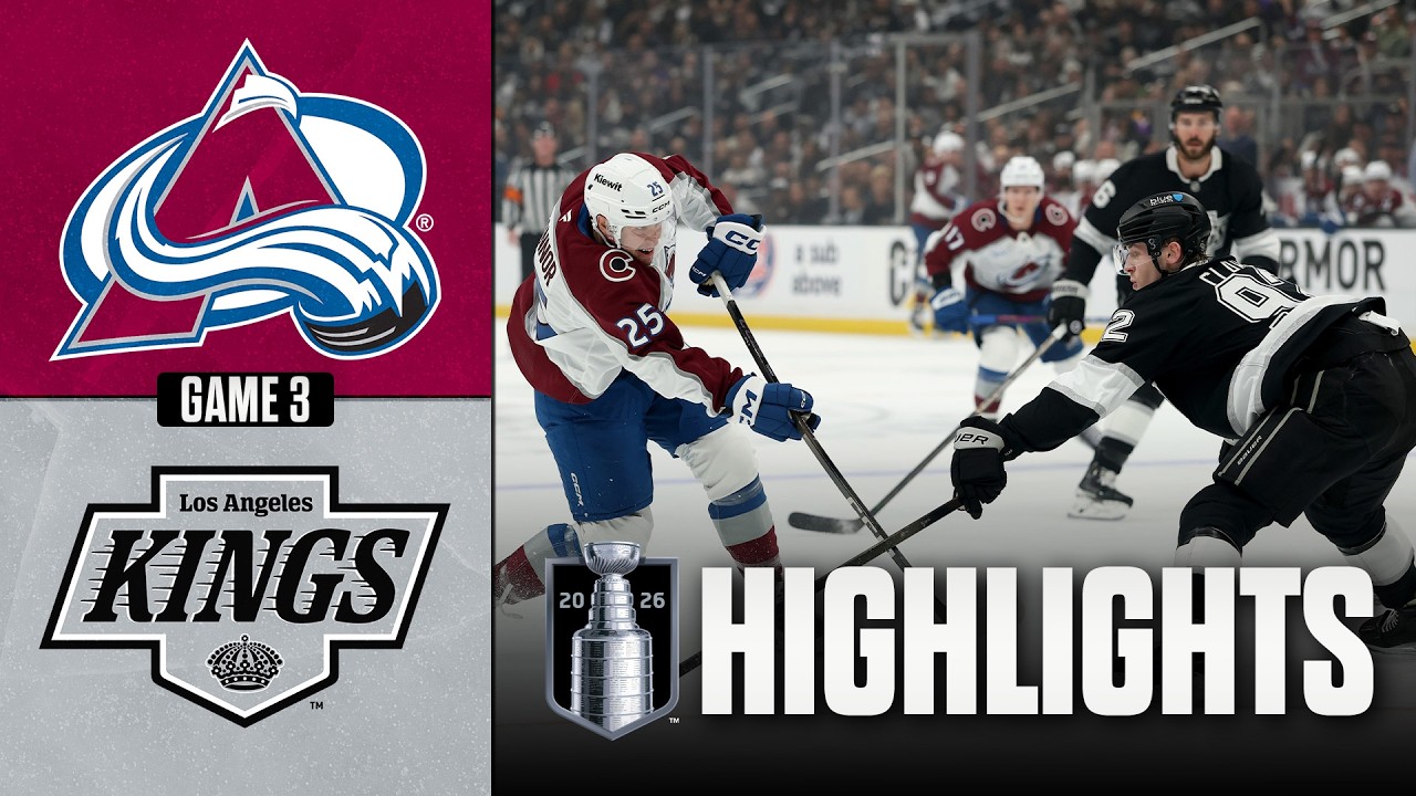 Avalanche vs. Kings | NHL Playoff Highlights | Gm 3 | April 23, 2026