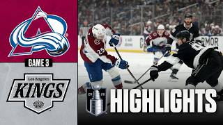 Avalanche vs. Kings | NHL Playoff Highlights | Gm 3 | April 23, 2026