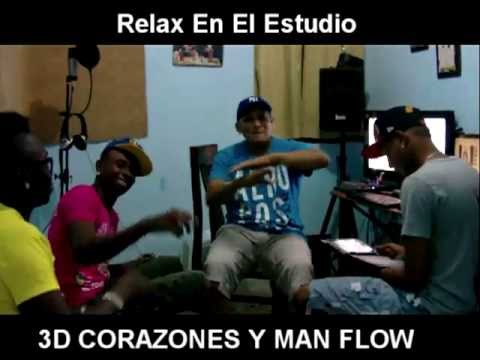 relax en el estudio con 3d corazones los negros están de moda