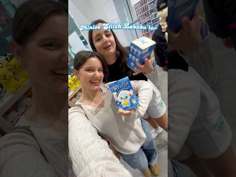 Miniso Labubu Stitch Blind Box Açtık 🩵 #vlog #blindbox