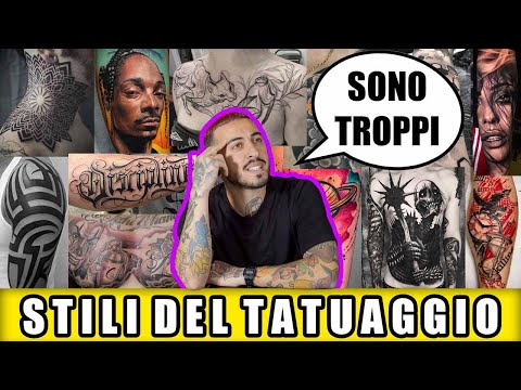 TUTTI GLI STILI DEL TATUAGGIO 🔥🔥