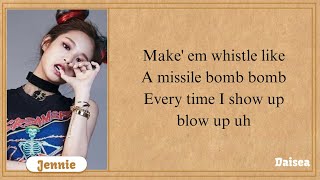 Download lagu BLACKPINK WHISTLE Easy Lyrics mp3