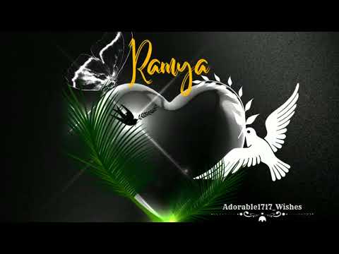 | RAMYA | Modern Birthday Greetings| Birthday wishes| Digital Creator Wishes • #adorable1717_wishes