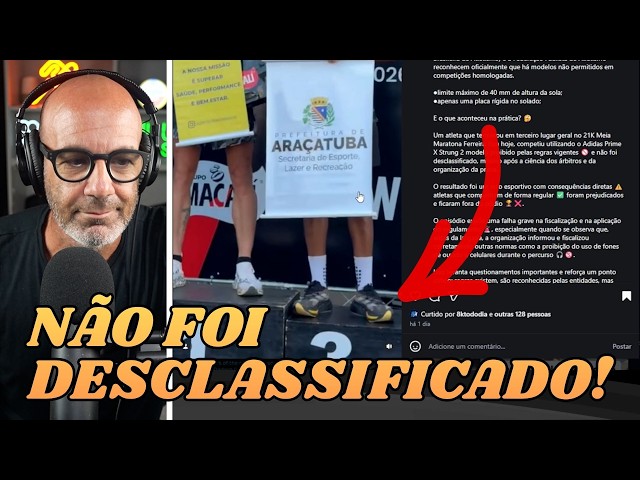 USOU TÊNIS PROIBIDÃO e NÃO FOI DESCLASSIFICADO!