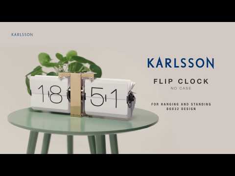 2. JAKOST -  Překlápěcí hodiny KA5602BK