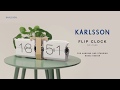 2. JAKOST -  Překlápěcí hodiny KA5602BK