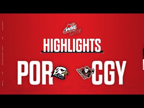 Portland Winterhawks at Calgary Hitmen 10/29 | WHL Highlights 2023-24