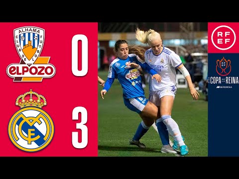 RESUMEN | Alhama CF El Pozo 0-3 Real Madrid CF | Copa de la Reina | Octavos de Final