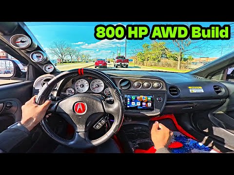 POV DRIVE: Waking Up 800HP AWD RSX