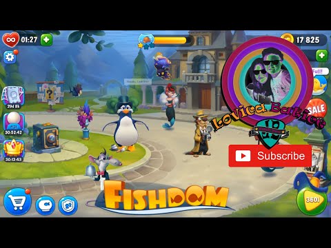 Fishdom - Level 3596 - 3600 - Aquarium Scene Of The Crime - Gameplay