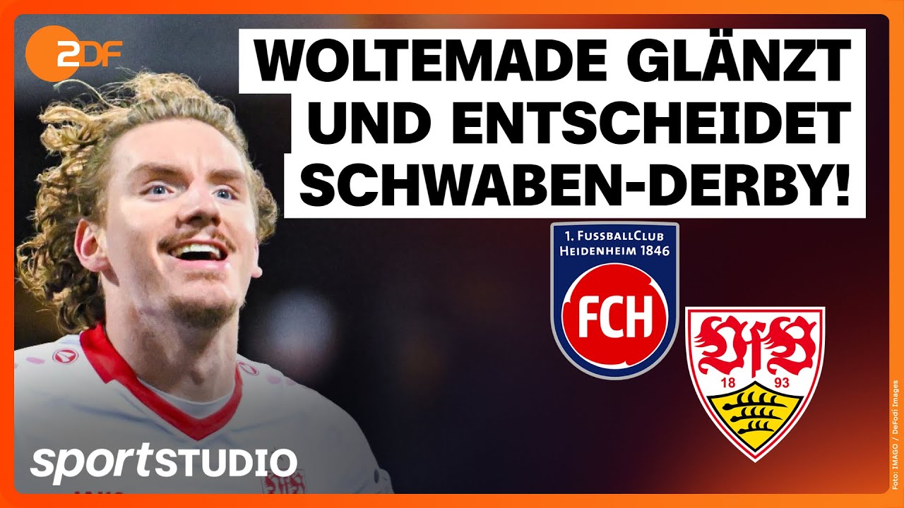 1. FC Heidenheim – VfB Stuttgart | Bundesliga, 14. Spieltag Saison 2024/25 | sportstudio
