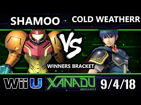 S@X 266 Smash 4 -  Shamoo (Samus) Vs. SL | ColdWeatherr (Marth) Wii U Winners Bracket