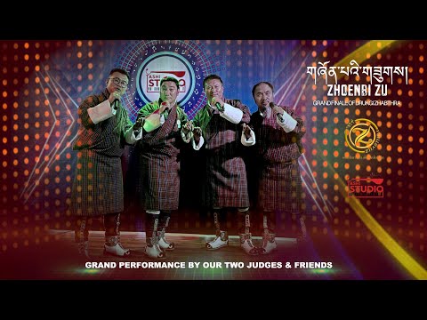 Grand Performance by the two Judges ,Anchor & Lyricist  of Druk Gi Zhabthra Show Grand Finale