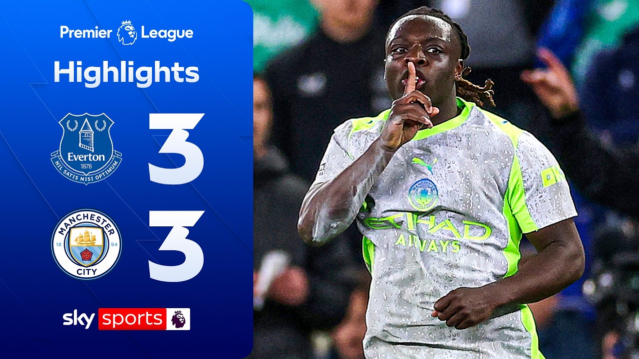 CARNAGE as Doku salvages late point for City! 🤯 | Everton 3-3 Man City | Premier League Highlights