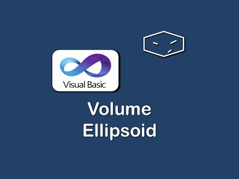 volume of ellipsoid in vb net