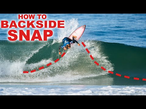 How to BACKSIDE SNAP Surfing // Pro Tips with Lakey Peterson