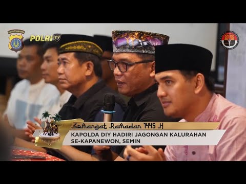 KAPOLDA DIY HADIRI PADA KEGIATAN JAGONGAN KALURAHAN SE KAPANEWON SEMIN