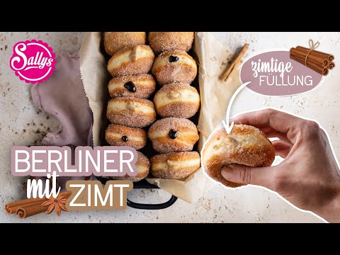 Berliner mit weihnachtlicher Füllung / Krapfen / Sallys Welt