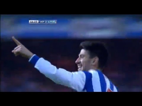 La Liga | Golazo de Pizzi (3-4) en el Deportivo - FC Barcelona  | 20-10-2012 | J8