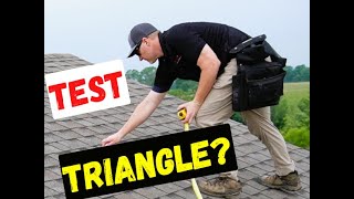 Test Triangle For Hail Damage to Roofs?