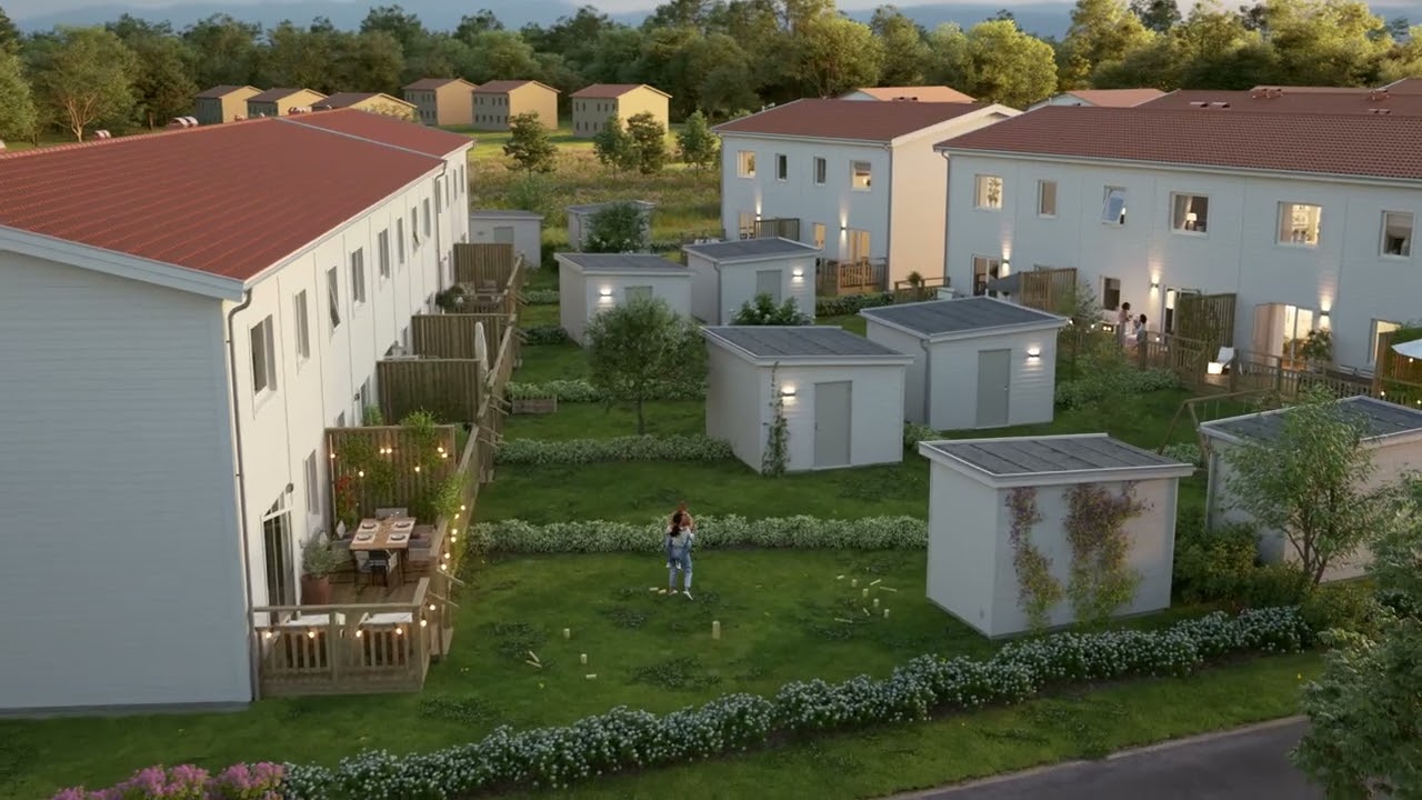 5 rum Parhus på Kuskbocksvägen 9 Gunsta Uppsala kommun - video