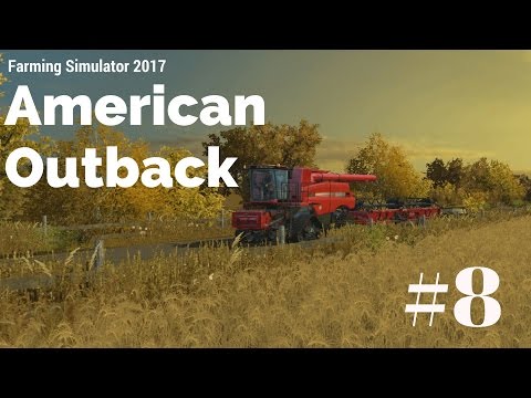 TODAYS JOB, STRAW BAILING FOR COWS!! | American Outback | Farming Simulator 2017 |