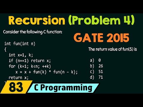 Recursion Solved Problem 4