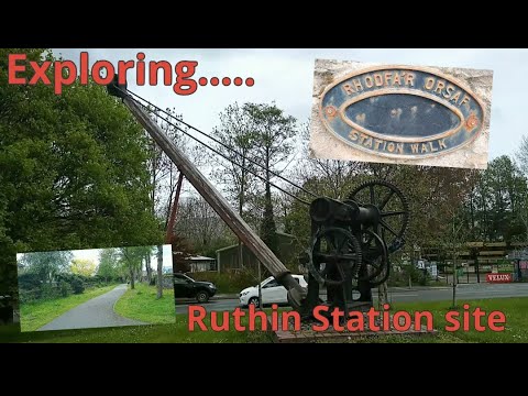 Exploring Ruthin Railway  Station site - closed disused abandoned station - Vale of Clwyd line