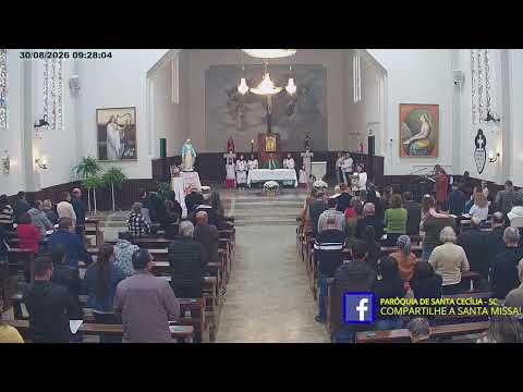 Transmissão da Santa Missa na Igreja Matriz de Santa Cecília - SC