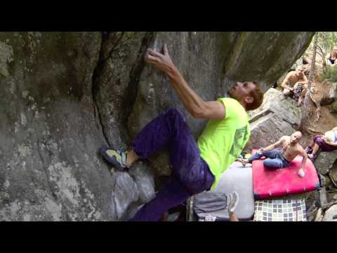 Riders on the storm 8a+ Magic Wood