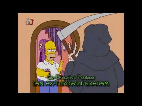 Simpsonovi [Halloween] Smrt si přišla pro Barta ? 😈