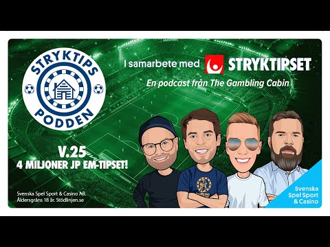EM-Tipset v.25 - 4 Miljoner Jackpot!