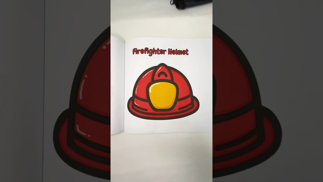 Firefighter Helmet Coloring