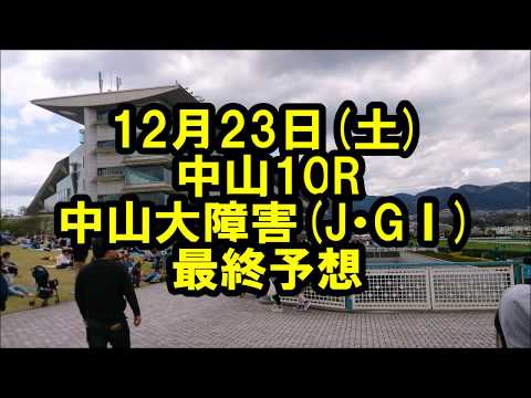 競馬障害予想　2017.12. 23(土)　中山10R 中山大障害(J・GⅠ)最終予想