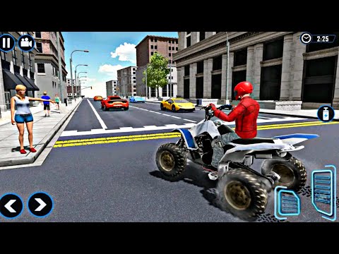 ATV Quad Bike Simulator 2021: Bike Taxi Games _ Best ATV Quade Bike Simu Games _ City ATV Bike Game