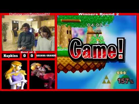 Napkins (Peach) vs. ARIANA GRANDE (Sheik) - Winners Round 2 #012
