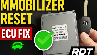 How to Reset & Relink a Honda Immobilizer After ECU Change | Fix Green Key Light (Hondata ECU)