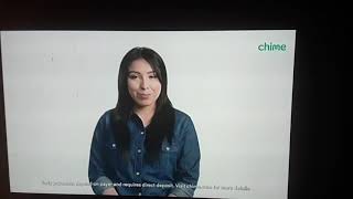 Chime commercial: annoys me that shes already boasting