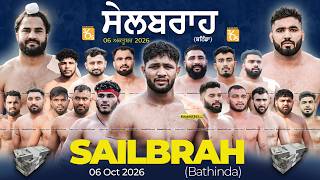 Sailbrah (Bathinda) Kabaddi Tournament 06 Oct 2026