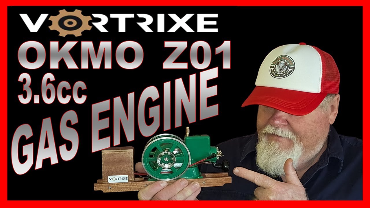 VORTRIXE & OKMO Z01 Morse Z 3 6cc Throttle Controlled Miniature Gasoline Hit & Miss Engine Model