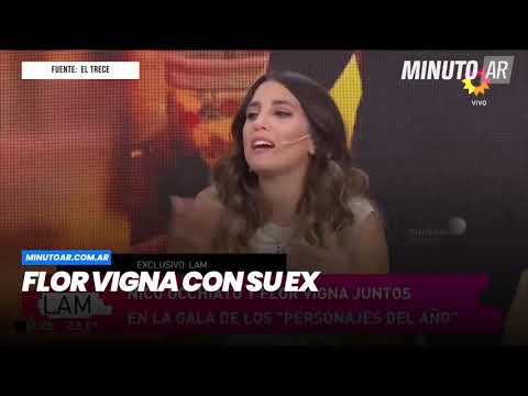 FLor Vigna y Nico Occhiato en su reencuentro- Minuto Argentina