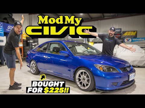 Quick and Easy HONDA CIVIC Build - PT2 (Pimp My Civic)