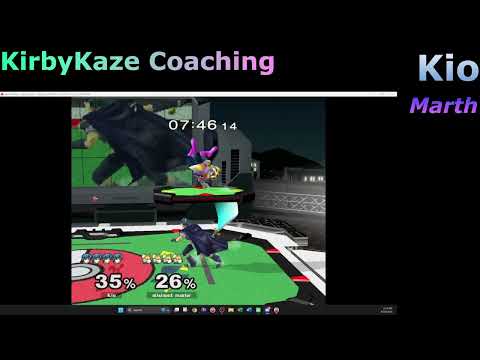 KirbyKaze Coaching with Kio - Marth General: The Art of Finishing Combos and edgeguards