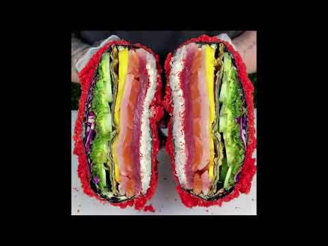 Rainbow Sushi Crunch Wrap #shorts
