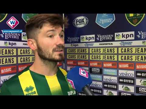 Reactie Edouard Duplan na ADO Den Haag - Sparta Rotterdam
