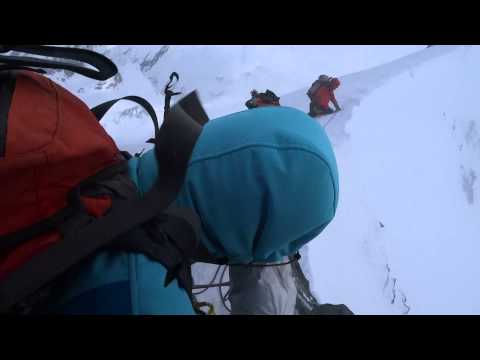 storm on Allalinhorn, 4027 m
