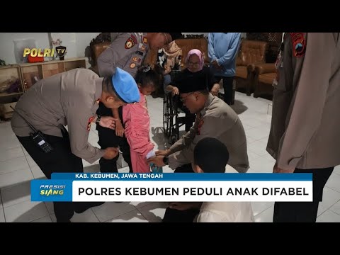 KAPOLRES KEBUMEN BERIKAN KAKI PALSU KEPADA SYAHIRA PUTRI DALAM PATROLI NGABUBURIT