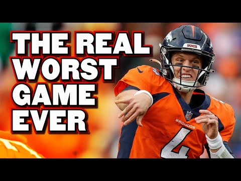 The New, NEW, Worst NFL Game I’ve Ever Seen!
