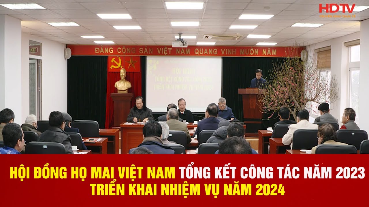 Hội đồng họ Mai Việt Nam tổng kết 2023.