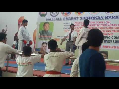 International ashihara karate tournament fight lakshya win with gold medal